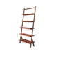 Moderne stijl Open Back Bookshelf Ladder Houten boekenkast voor thuiskantoor