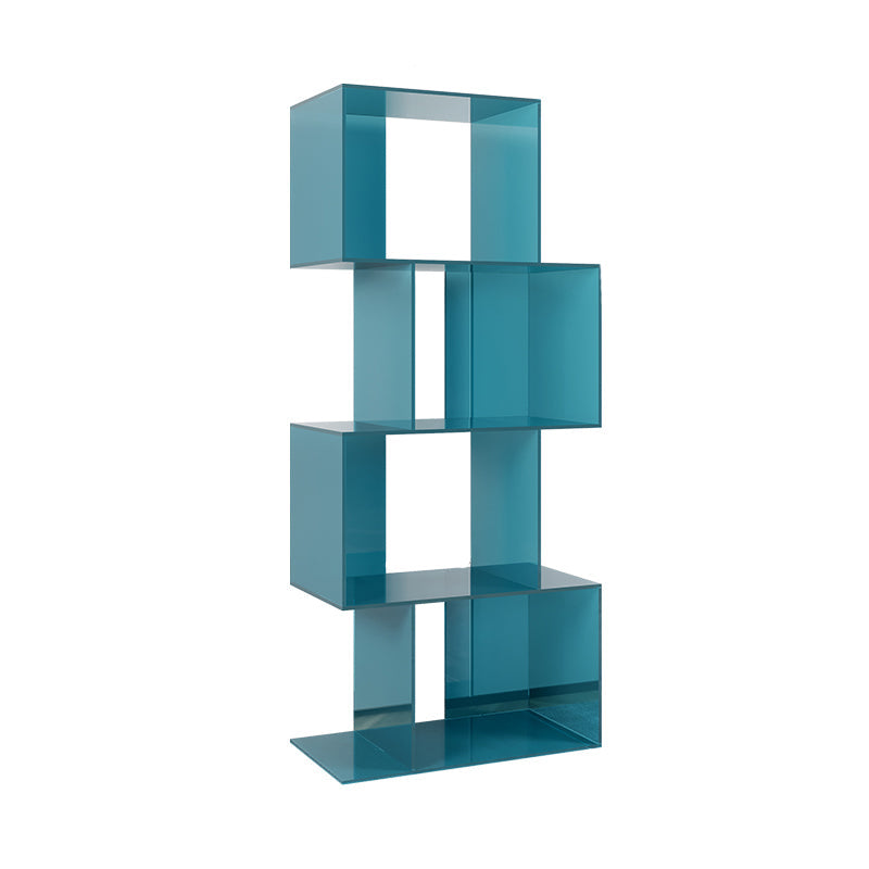 ACRYLIC Open Back Bookcase Scandinavian Standard Bookshelf con estantes