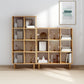 Modern Style Open Back Bookshelf Wooden Shelf Bookcase in Brown Clearhalo 'Bookcases' 'furn' 'furn_bookcases' 'Furniture' 'Office Furniture' 6685726