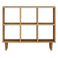Modern Style Open Back Bookshelf Wooden Shelf Bookcase in Brown 35"L x 10"W x 30"H Clearhalo 'Bookcases' 'furn' 'furn_bookcases' 'Furniture' 'Office Furniture' 6685727