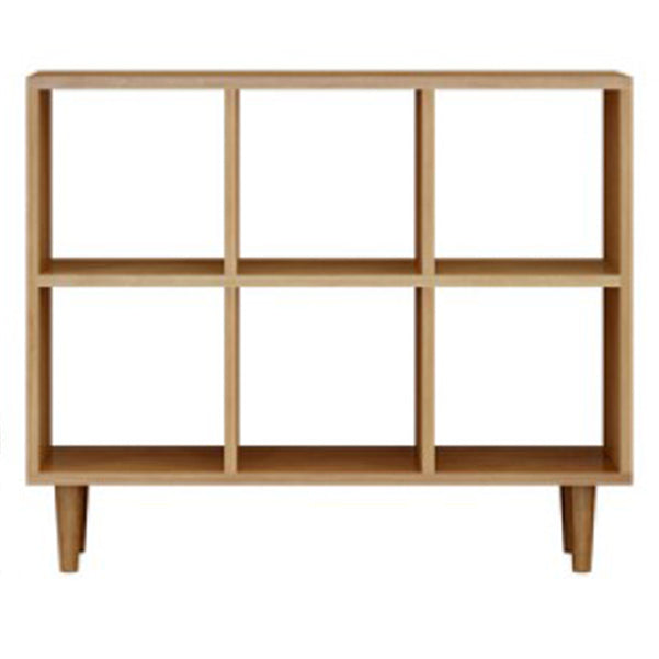 Modern Style Open Back Bookshelf Wooden Shelf Bookcase in Brown 35"L x 10"W x 30"H Clearhalo 'Bookcases' 'furn' 'furn_bookcases' 'Furniture' 'Office Furniture' 6685727