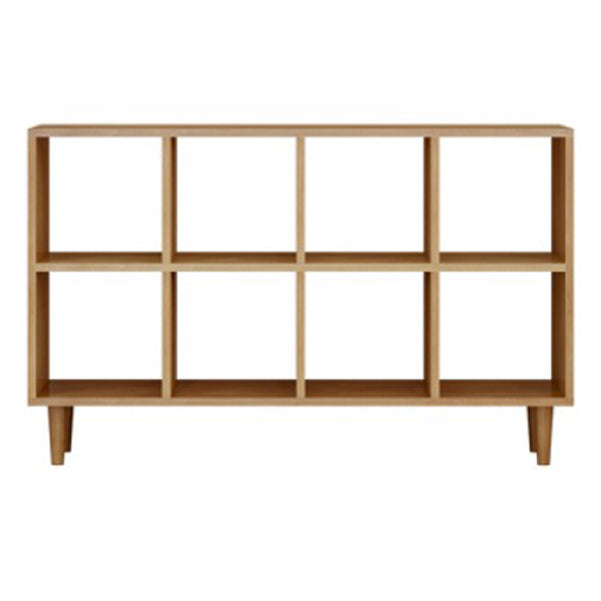 Modern Style Open Back Bookshelf Wooden Shelf Bookcase in Brown 47.2"L x 9.8"W x 29.5"H Clearhalo 'Bookcases' 'furn' 'furn_bookcases' 'Furniture' 'Office Furniture' 6685730