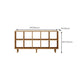 Modern Style Open Back Bookshelf Wooden Shelf Bookcase in Brown Clearhalo 'Bookcases' 'furn' 'furn_bookcases' 'Furniture' 'Office Furniture' 6685744