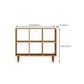 Modern Style Open Back Bookshelf Wooden Shelf Bookcase in Brown Clearhalo 'Bookcases' 'furn' 'furn_bookcases' 'Furniture' 'Office Furniture' 6685747