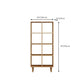 Modern Style Open Back Bookshelf Wooden Shelf Bookcase in Brown Clearhalo 'Bookcases' 'furn' 'furn_bookcases' 'Furniture' 'Office Furniture' 6685748