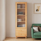 Modern Style Closed Back Book Shelf Rectangular Wooden Bookcase