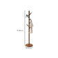 Solid Wood Entry Coat Rack Traditional Style Simple Living Room Floor Coat Hanger Clearhalo 'Entry & Mudroom Furniture' 'furn' 'furn_hall_tree_coat_racks' 'Furniture' 'Hall Trees & Coat Racks' 'hall_tree_coat_racks' 6685851