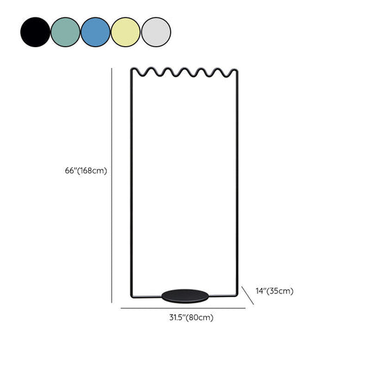 Zeitgenössischer Metallbezugsregal Designer Fester Farbschichtbügel