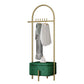 Luxurious Metallic Coat Ranger Rack Free Standing Rack with Flip Box