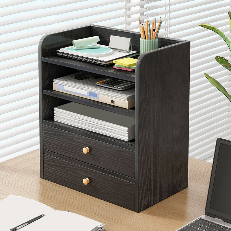 Mobile mobile contemporaneo archivio verticale in legno con archiviazione