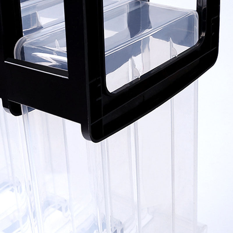 Dusinets de classement en acrylique moderne Cabinet à fichiers en acrylique vertical pour le bureau