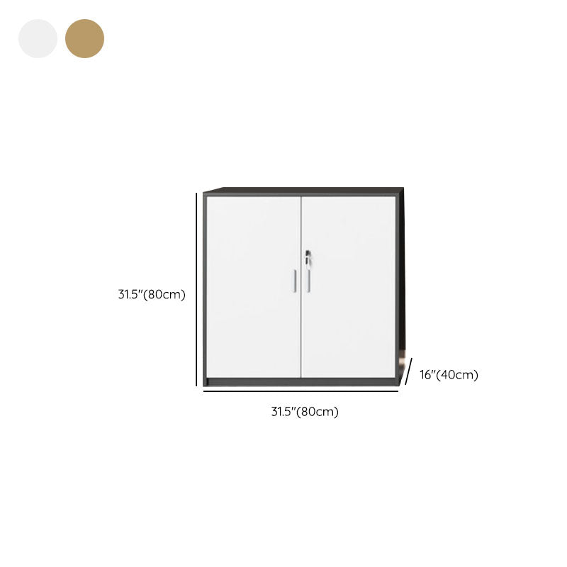 Lateral File Cabinet Wood Color Block Locking File Cabinet with Drawers Clearhalo 'Filing Cabinets' 'filling_cabinets' 'furn' 'furn_filling_cabinets' 'Furniture' 'Office Furniture' 6686172