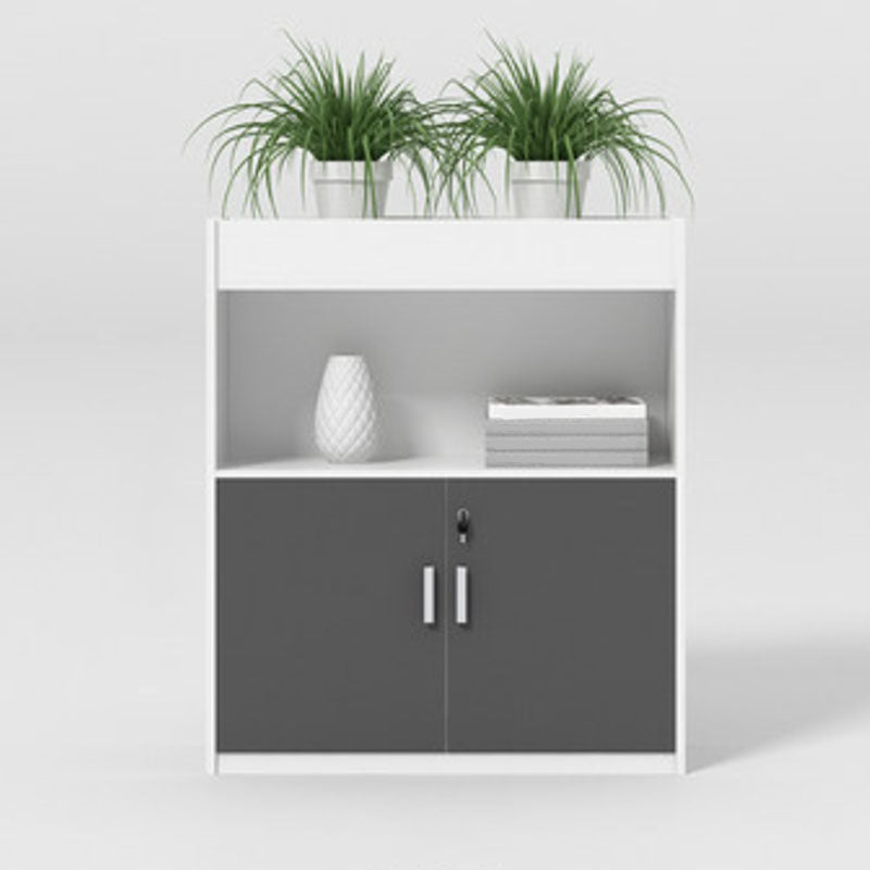 Locking Filing Cabinet Storage Shelves Wood Modern Vertical Filing Cabinet Black-White 2 Clearhalo 'Filing Cabinets' 'filling_cabinets' 'furn' 'furn_filling_cabinets' 'Furniture' 'Office Furniture' 6686181