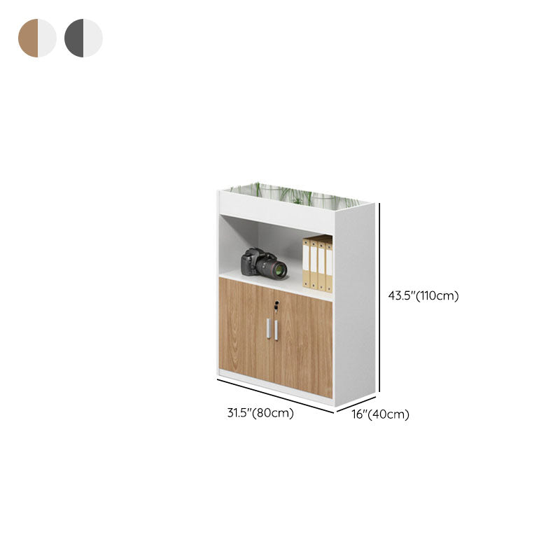 Locking Filing Cabinet Storage Shelves Wood Modern Vertical Filing Cabinet Clearhalo 'Filing Cabinets' 'filling_cabinets' 'furn' 'furn_filling_cabinets' 'Furniture' 'Office Furniture' 6686189