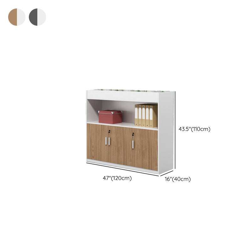Locking Filing Cabinet Storage Shelves Wood Modern Vertical Filing Cabinet Clearhalo 'Filing Cabinets' 'filling_cabinets' 'furn' 'furn_filling_cabinets' 'Furniture' 'Office Furniture' 6686190