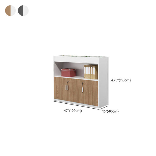 Locking Filing Cabinet Storage Shelves Wood Modern Vertical Filing Cabinet Clearhalo 'Filing Cabinets' 'filling_cabinets' 'furn' 'furn_filling_cabinets' 'Furniture' 'Office Furniture' 6686190