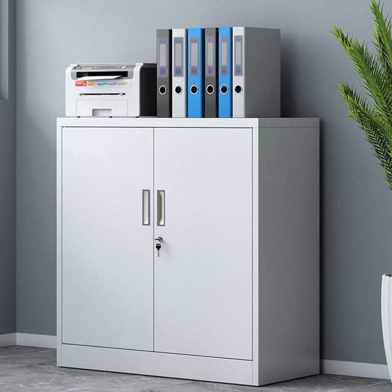 基本的な金属ファイルキャビネットソリッドカラーストレージシェルフロックファイルキャビネットオフィス用
