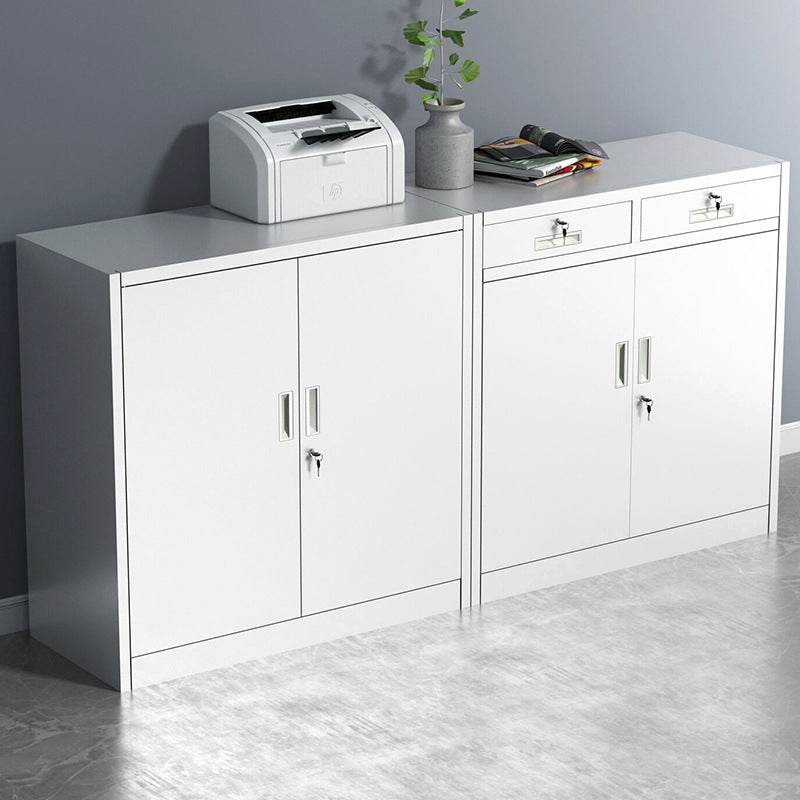 基本的な金属ファイルキャビネットソリッドカラーストレージシェルフロックファイルキャビネットオフィス用