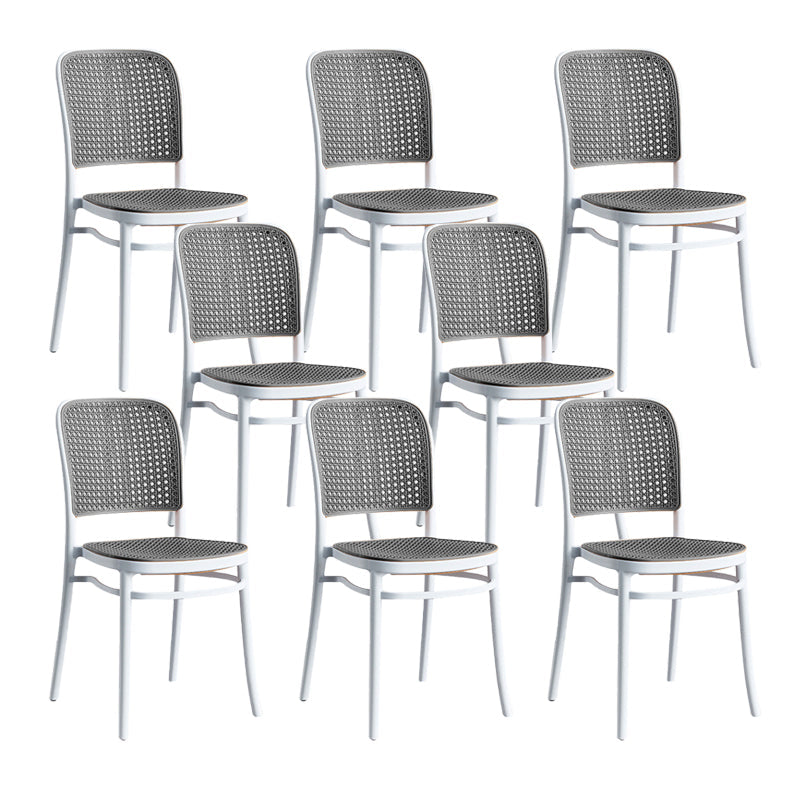 Tabouret de bar empilable tabouret de comptoir en plastique pour le salon