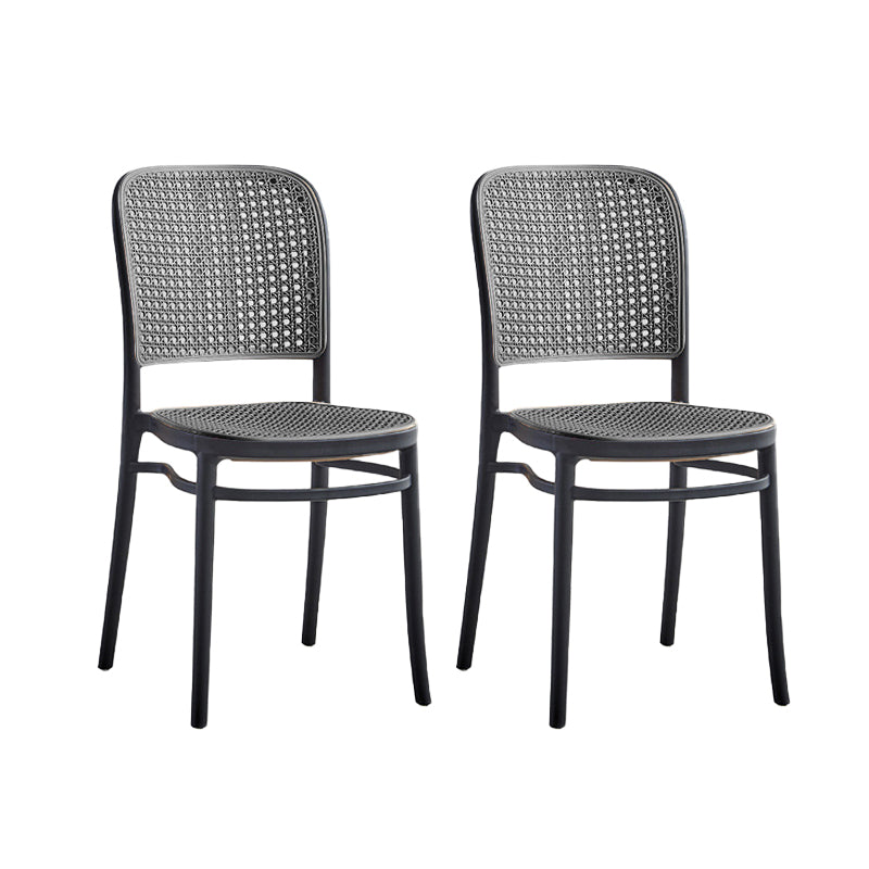 Tabouret de bar empilable tabouret de comptoir en plastique pour le salon