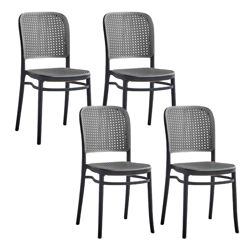 Tabouret de bar empilable tabouret de comptoir en plastique pour le salon