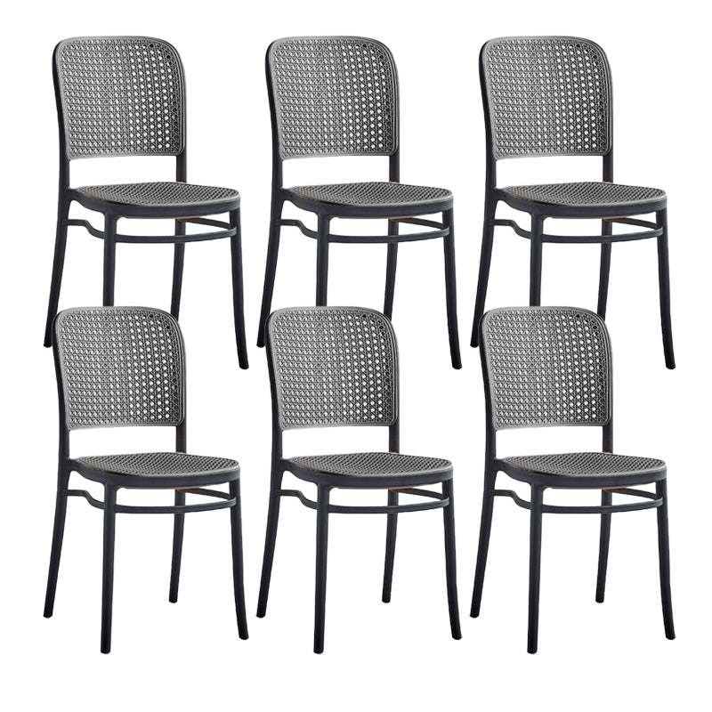 Tabouret de bar empilable tabouret de comptoir en plastique pour le salon