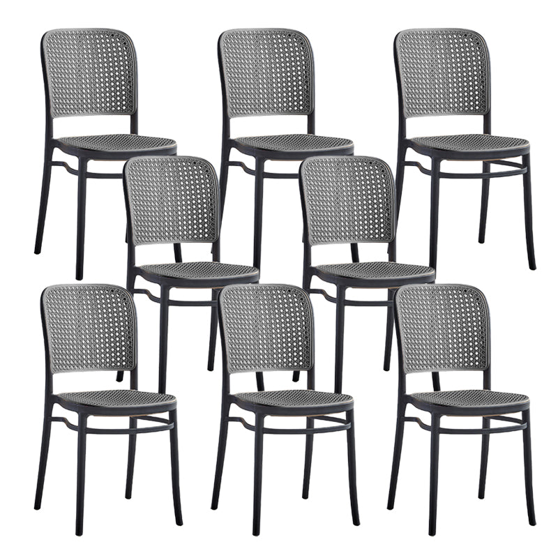 Tabouret de bar empilable tabouret de comptoir en plastique pour le salon