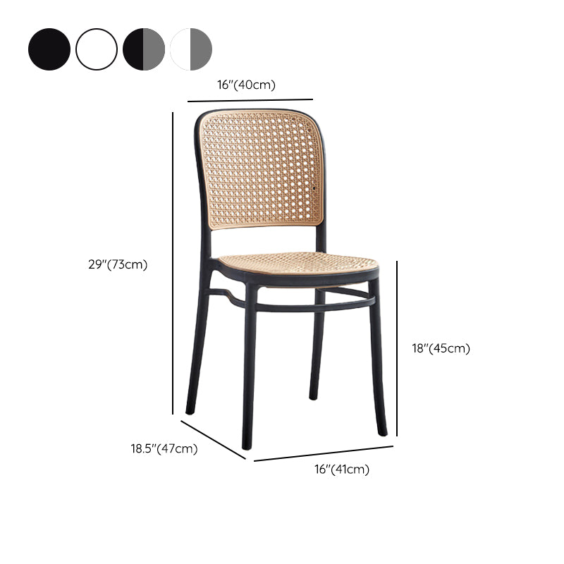 Tabouret de bar empilable tabouret de comptoir en plastique pour le salon
