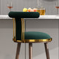 Glam Upholstered Bar Stool Glam Backrest Counter Stool for Bristol Clearhalo 'Bar Furniture' 'Bar Stools' 'bar_stools' 'furn' 'furn_bar_stools' 'Furniture' 'Kitchen & Dining Furniture' 6686317