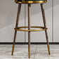 Glam Upholstered Bar Stool Glam Backrest Counter Stool for Bristol Clearhalo 'Bar Furniture' 'Bar Stools' 'bar_stools' 'furn' 'furn_bar_stools' 'Furniture' 'Kitchen & Dining Furniture' 6686319