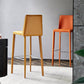 Modern Leather Bar Stool Low Back Counter Stool for Living Room Clearhalo 'Bar Furniture' 'Bar Stools' 'bar_stools' 'furn' 'furn_bar_stools' 'Furniture' 'Kitchen & Dining Furniture' 6686341
