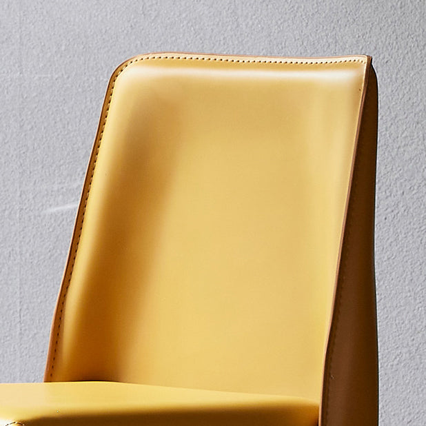 Modern Leather Bar Stool Low Back Counter Stool for Living Room Clearhalo 'Bar Furniture' 'Bar Stools' 'bar_stools' 'furn' 'furn_bar_stools' 'Furniture' 'Kitchen & Dining Furniture' 6686346