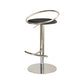 Glam Leather Bar Stool Metal Base Counter Stool for Living Room