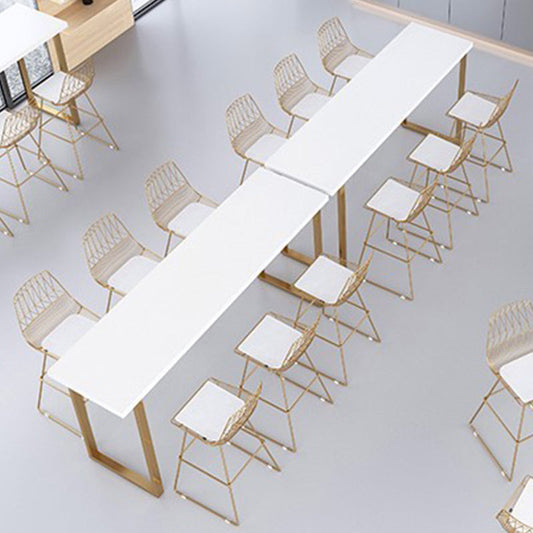 Tabourets de bar en métal glamour bas de tabourets à bascule avec des jambes en métal