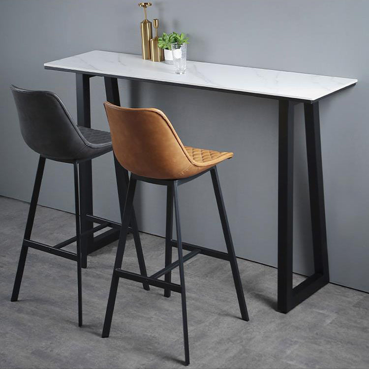 Bucket Dining Stools Contemporary Bar Stools with Metal Base