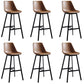Bucket Dining Stools Contemporary Bar Stools with Metal Base