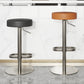 Industrial Leather Bar Stool Backless Counter Stool for Bristol