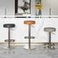 Industrial Leather Bar Stool Backless Counter Stool for Bristol