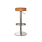 Industrial Leather Bar Stool Backless Counter Stool for Bristol
