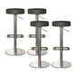Industrial Leather Bar Stool Backless Counter Stool for Bristol