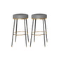 Glam Style Bar Stool Backless Leather Counter Stool for Bristol
