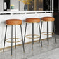Glam Style Bar Stool Backless Leather Counter Stool for Bristol