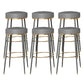 Glam Style Bar Stool Backless Leather Counter Stool for Bristol