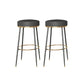 Glam Style Bar Stool Backless Leather Counter Stool for Bristol