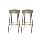 Glam Style Bar Stool Backless Leather Counter Stool for Bristol