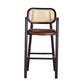 Solid Wood Dining Stools Contemporary Armed Bar Stools with Footrest Clearhalo 'Bar Furniture' 'Bar Stools' 'bar_stools' 'furn' 'furn_bar_stools' 'Furniture' 'Kitchen & Dining Furniture' 6686985