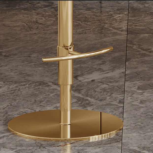 Adjustable Swivel Bar Stool Leather Backrest Counter Stool for Bristol Clearhalo 'Bar Furniture' 'Bar Stools' 'bar_stools' 'furn' 'furn_bar_stools' 'Furniture' 'Kitchen & Dining Furniture' 6687082