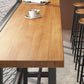 Modern Bar Table Set 1/7 Pieces Solid Wood Rectangle Bar table with Backless Stools Clearhalo 'Bar Furniture' 'furn' 'furn_home_bar_bar_sets' 'Furniture' 'Home Bars & Bar Sets' 'home_bar_bar_sets' 'Kitchen & Dining Furniture' 6687267