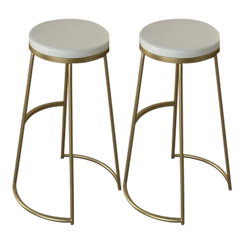 Faux Marble Table and Stool Set 1/2/3/4/5 Pieces Pub Dining Set Gold 30"H Stools (Set of 2) Clearhalo 'Bar Furniture' 'furn' 'furn_home_bar_bar_sets' 'Furniture' 'Home Bars & Bar Sets' 'home_bar_bar_sets' 'Kitchen & Dining Furniture' 6687276