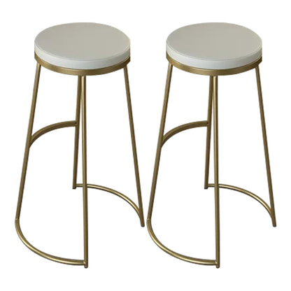 Faux Marble Table and Stool Set 1/2/3/4/5 Pieces Pub Dining Set Gold 30"H Stools (Set of 2) Clearhalo 'Bar Furniture' 'furn' 'furn_home_bar_bar_sets' 'Furniture' 'Home Bars & Bar Sets' 'home_bar_bar_sets' 'Kitchen & Dining Furniture' 6687276